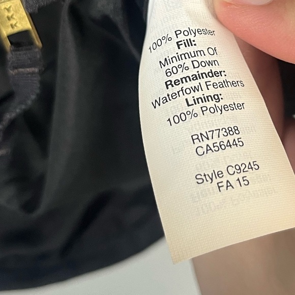 J. Crew Factory Textured Quilted Puffer Vest Gray Size xs - Picture 3 of 6